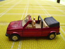 🌹       SPIELZEUG - AUTO, VW Golf Cabrio dunkelrot Metallic