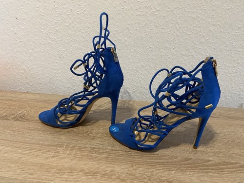 High heels sommer pumps blau - heels, pumps,