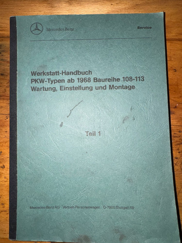 Werkstatthandbuch mercedes - werkstatthandbuch,
