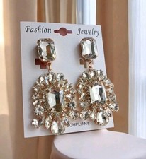 1 paar Ohrringe Clip XXL Acryl