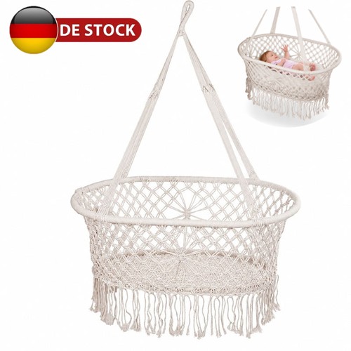 Makramee baby hängewiege - makramee,