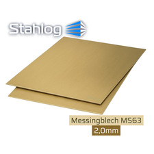 2mm Messingblech Ms 63 CuZn37