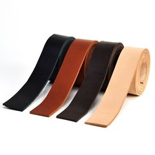 Lederriemen Blankleder Gürtelleder 15mm-45mm breit  1,6m lang ca. 3,5mm dick xxl