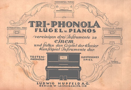 Reklame werbung von - 1923,