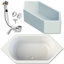 Sechseck-Badewanne aus Acryl