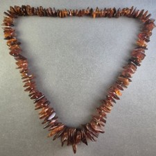 Echte Bernstein-Kette – Naturbelassener Look für Liebhaber von Edelsteinschmuck