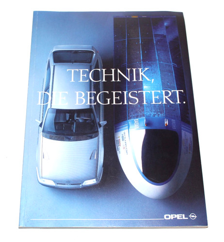 Opel werbung prospekt 1990 - opel,