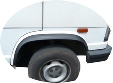 2STK VORNE Schwarz Radlauf Zierleisten Set für FIAT DUCATO 280 290 Bj 1982-1994