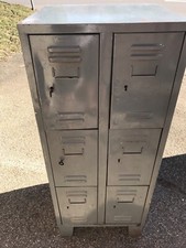 INDUSTRIEDESIGN LOFT KLEIDERSCHRANK METALLSPINT TOP Vintage 6Türen  50cm