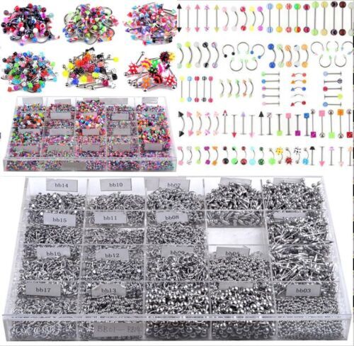 105 stück körperschmuck set - 105,