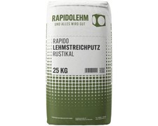 Rapido Lehmstreichputz rustikal naturweiß 25 kg