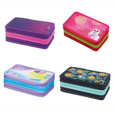 herlitz TriCase – 31-tlg Federmäppchen – 3 Klappen – 19×11,5×7 cm Schulmäppchen