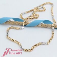 Halskette / Collier - Königs-Kette in 18K/750 Gelbgold/Weißgold - ca. 61,5 cm