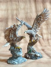 2er Set Seeadler, unterschiedliche kl.  Adler, Deko Figur Adler, 9 + 11 cm