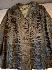 Persianer Jacke schwarz mit