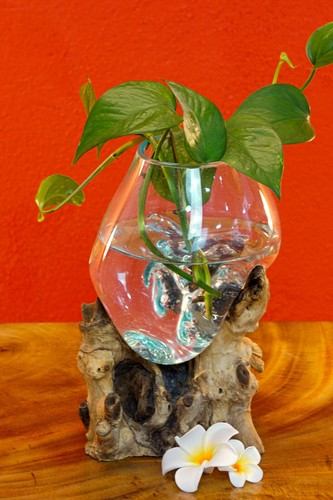 Geschmolzenes glas auf - glas,