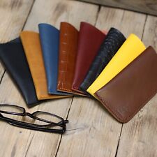 Einstecketui für Lesebrille / Handy / Brillenetui  echt Leder Made in DE