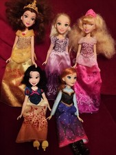 Disney Prinzessin Prinzessinnen Barbie Puppen Sammlung 5 Stück Rapunzel etc.