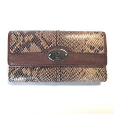 FOSSIL stylische Geldbörse MADDOX FLP CLUTCH DARK SMOKE SL3876075