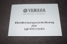 Betriebsanleitung Bedienungsanleitung Yamaha ATV YFM 350 R 04/04 unbenutzt