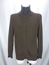 engbers Herren Strickjacke Troyerkragen Reisverschluss Baumwolle Gr. 52 Braun