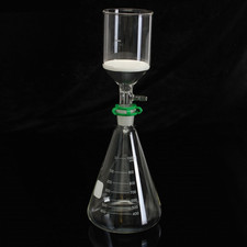Glas-Vakuum-Saugfilter-Filtrat