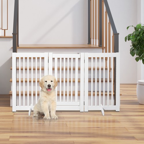 Pawhut absperrgitter holz - pawhut,