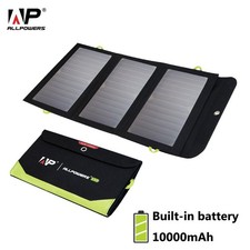 ALLPOWERS 5V 21W Solarpanel, USB-Ausgangs & 2 USB-Eingangs  für Smartphon
