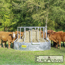 Futtersparraufe Heuraufe Futterraufe Rundraufe 2,60m 15 Fressplätze Kühe PATURA
