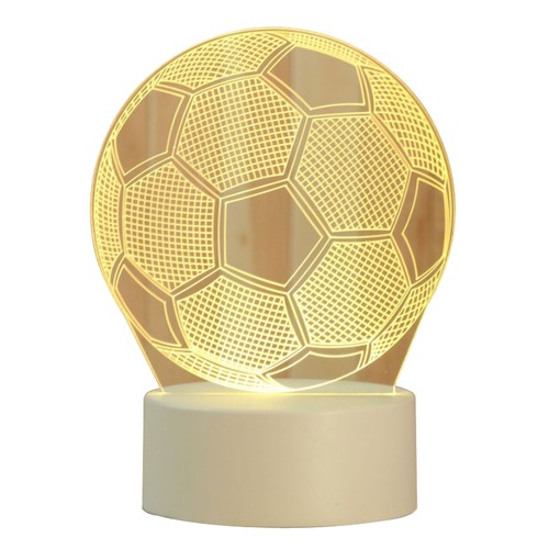 Fußball tischlampe acryl - 3d,