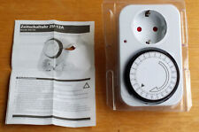 analoge Schalt-Steckdose 24 Std. Zeitschaltuhr ZU-12A