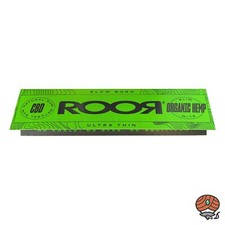 ROOR Organic Hemp Slim Long Papers / Drehpapier, 32 Blatt