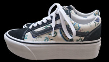 Vans Old Skool Stackform Damen Sneaker High-Plateau Paisley Muster Gr.38,5 (5,5)
