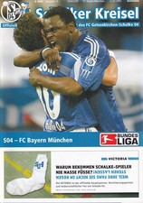 Schalke gegen Bayern München Programm 13.03.2005 Kreisel Magazin Hülle Sammler