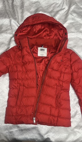Tommy hilfiger damenjacke rot - damenjacke,