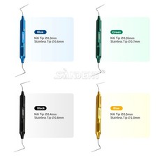 NEW Dental Endo Kondensator Guttapercha-Spitzen Handplugger NITI Edelstahlspitze