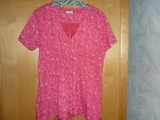Damenblusenshirt Gr. XXL (Maße s.unzen, fällt klein aus), v. Gina benotti, rot..