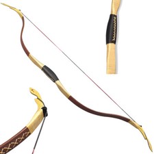 Traditioneller Recurvebogen 20-45lbs Langbogen Reiterbogen Bogenschießen Jagd