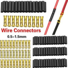 500x Kabelverbinder Stoßverbinder 0,5 – 1,5 mm² Crimpverbinder Quetsch-Verbinder