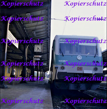 6x6 DIA +DATEI DBAG Tw 628/928 686, "Hampelmann" Zugzielanzeiger Frankfurt/O  1