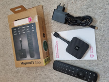 Telekom MagentaTV Stick 4K Schwarz 2. Gen Streaming Fernbedienung Smart TV Wi-Fi