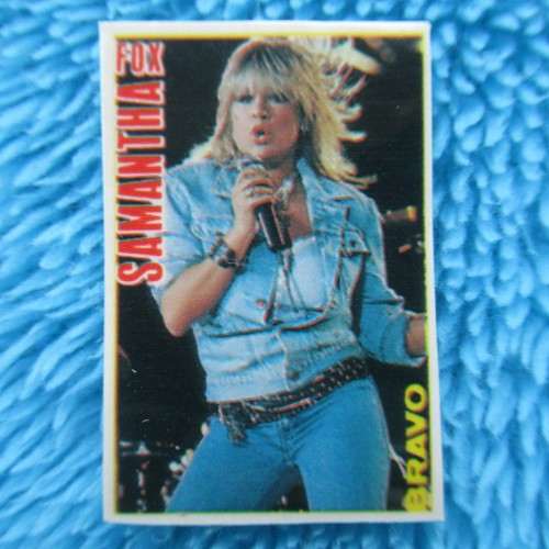 Samantha fox sticker - samantha,