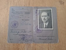 Führerschein Rendsburg 1935 Dokument Wk2 Stempel Adler Original