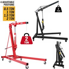 Motorheber Werkstattkran Hydraulisch Motor Kran 2 Tonne Klappbarer Getriebeheber