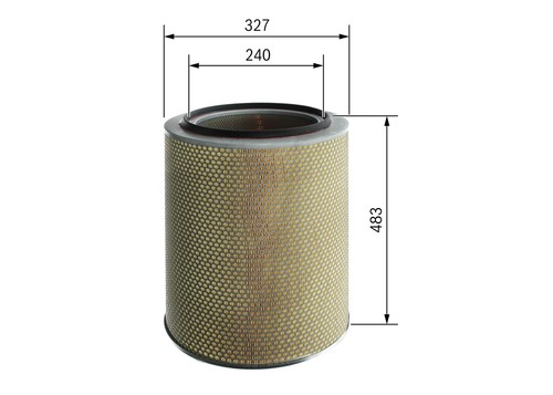 Bosch luftfilter für - bosch, iveco