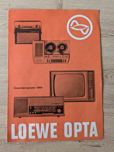 Vintage werbeprospekt radio - vintage,