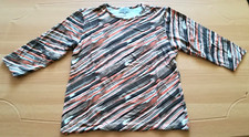 Sehr schöner Dünner Damen Pulli Shirt von "BARISAL" Braun/Orange Gr. 42 *Top*
