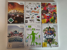 6 Nintendo Wii Spiele Spielesammlung Wii Skylanders Sims 3 Wii Play Bakugan