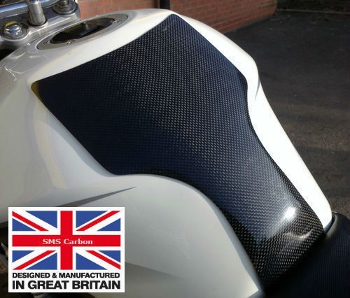 Carbon fiber tankpad protector - carbon,