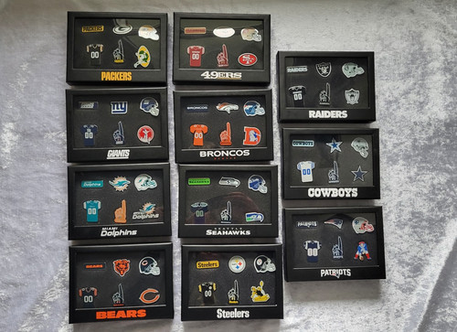 Teiliges nfl badge pin set - badge,